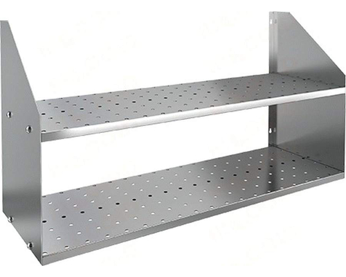 Полка настенная двойная с перфорацией НПД-7/3 П