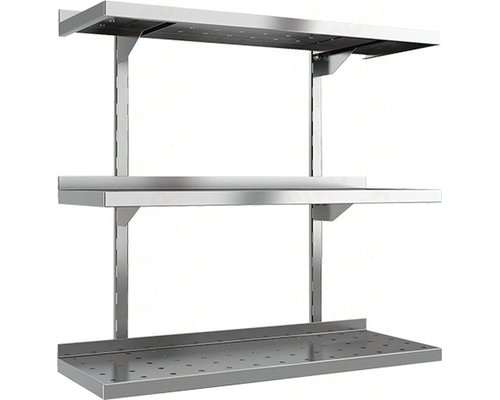 Полка настенная каскадная с перфорацией НПНК-10/3 П