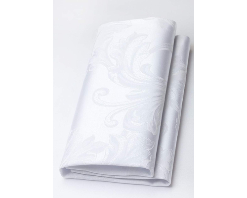 Салфетка Astinn Barocco Scandinavia (белая) 45x45 см (подгиб 1 см)