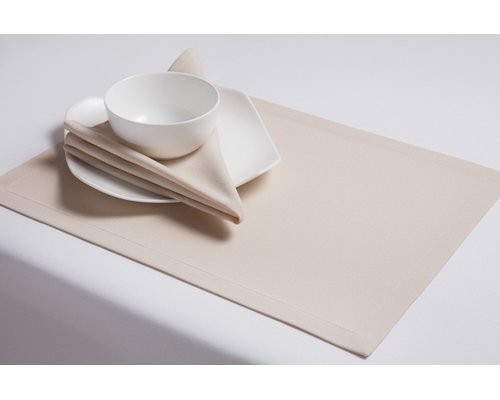 Салфетка подстановочная Astinn Oxford (бежевая) 32x45 см (подгиб 2 см)