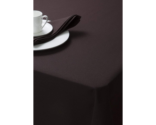 Скатерть квадратная Astinn Oxford (шоколад) 160x160 см (подгиб 2 см)