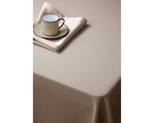 Скатерть прямоугольная Astinn Ribes (бежевая) 170x210 см (подгиб 2 см)