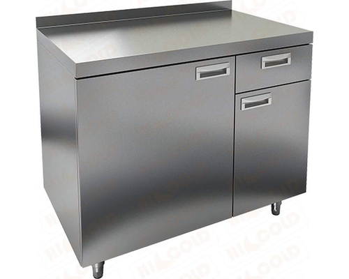 Стол для кофемашин с бортом HiCold НБМКМ-10/5Б