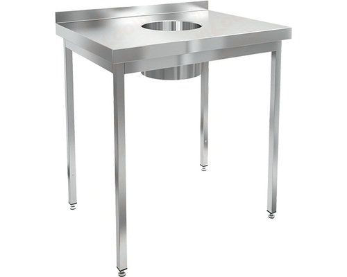 Стол пристенный для сбора отходов, отв. по середине НДСО-6/6Б