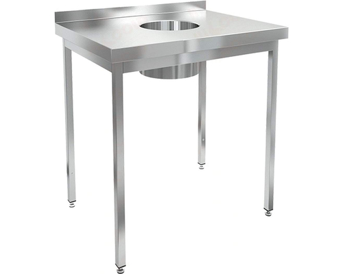 Стол пристенный для сбора отходов, отв. по середине НДСО-7/6Б