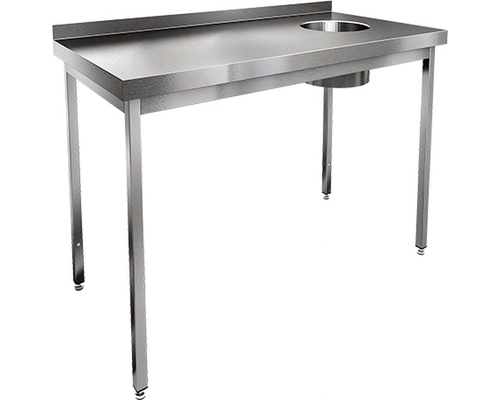 Стол пристенный для сбора отходов, отв. справа (слева) НДСО-12/6БП (БЛ)