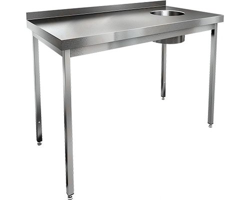 Стол пристенный для сбора отходов, отв. справа (слева) НДСО-14/6БП (БЛ)