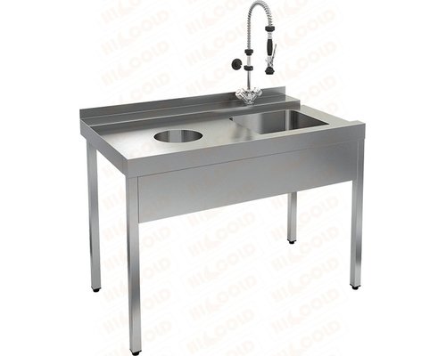 Стол входной для посудомоечной машины HiCold НСДПМ-12/7,4Б (левый / правый)