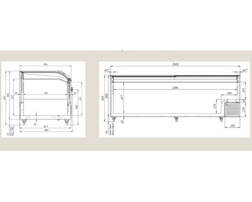 Ларь-бонета Ариада Ленинград ЛМ3-185 (торец)