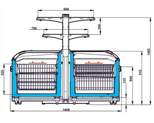 Ларь универсальный Ариада London LU 210