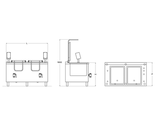 Макароноварка 900 серии Firex CPMDE2-18