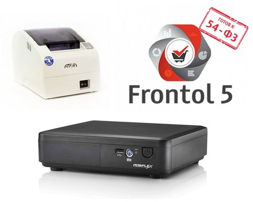 POS-система ForPOSt Супермаркет 8'' (АТОЛ FPrint-22ПТK с ФН, Frontol Торговля 54ФЗ, POS PC, КВ, ДП, ДЯ, MSR123)