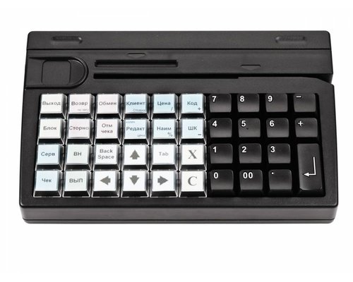 Программируемая POS-клавиатура Posiflex KB-4000U-B (с ридером МК)