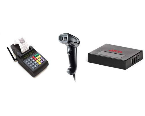 Решение ЕГАИС ''АТОЛ Автономная касса'' (АТОЛ 90Ф без ФН, АТОЛ HUB-19, HW1450g)