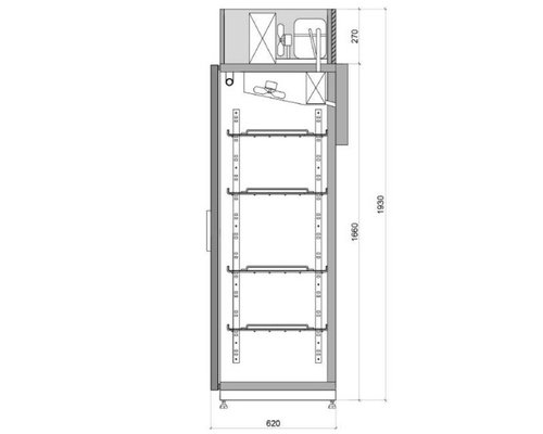 Холодильный шкаф Osten NEW СО 700С