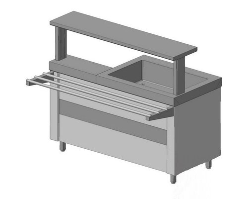 Прилавок для 1 и 2 блюд Iterma МЭ-У-1507-21КЗ