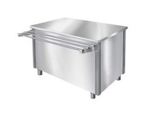 Прилавок нейтральный Iterma МН-1200/900-2Р (с направляющей)