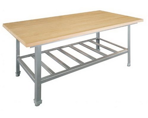 Стол производственный разделочный В-167 (столешница деревянная)