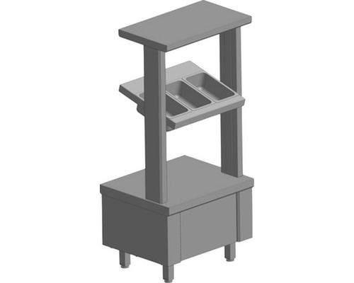 Прилавок для приборов Iterma МС-600/500-21