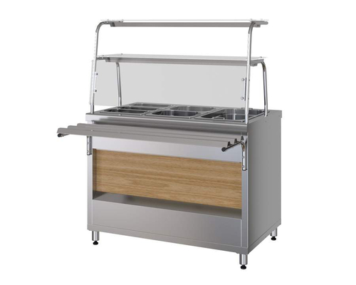 Прилавок-мармит вторых блюд ШЕФ ПМВЭ11