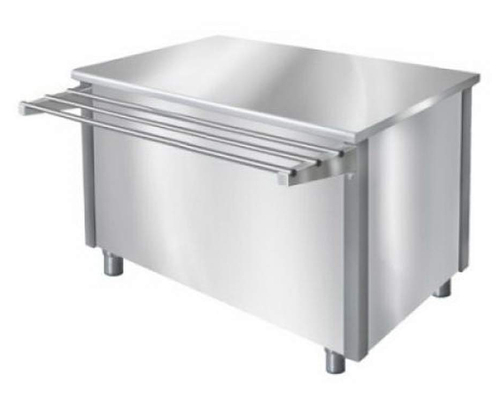 Прилавок нейтральный Iterma МН-600/700-01 нерж (с направляющей)