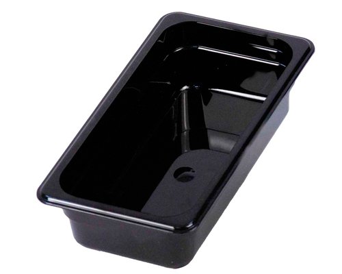 Гастроемкость поликарб.1/3х4'' (100мм) 327х176 [JW-P134B черная]