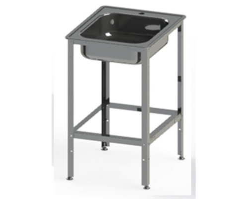 Рукомойник РПО 5*6 напольный открытый (нерж.)