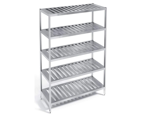 Стеллаж кухонный с полками под стаканы СР-1,6*8/5 (э)