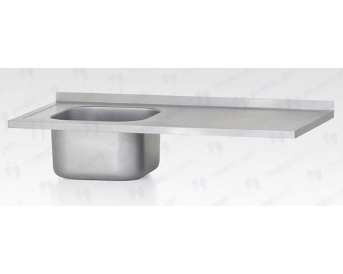 Ванна с рабочей поверхностью РПЦн 1000*600 ''Norma'' левая, м/о 400*400*250, борт - базовый элемент