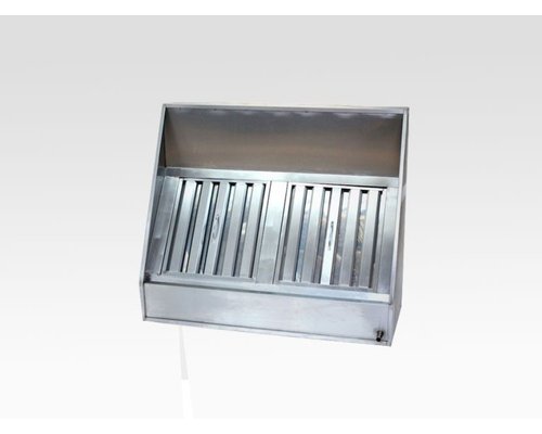 Зонт вытяжной ЗВО 1200*700*500, нерж. ст.