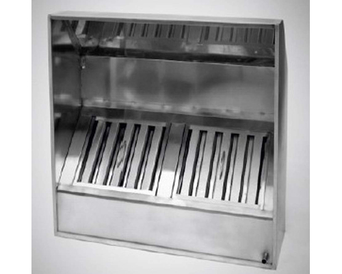 Зонт вытяжной ЗВП 1800*1000*500, нерж.ст.