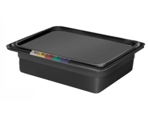 Гастроемкость GN 1/2-65 (черный полипропилен, без крышки)