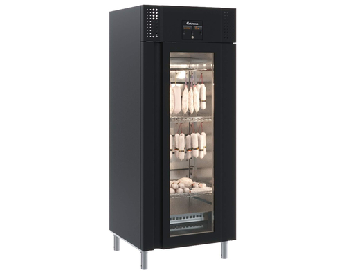 Холодильный шкаф Полюс Carboma PRO M700GN-1-G-MHC 9005 (окраш.сталь, со средним контролем влажности)