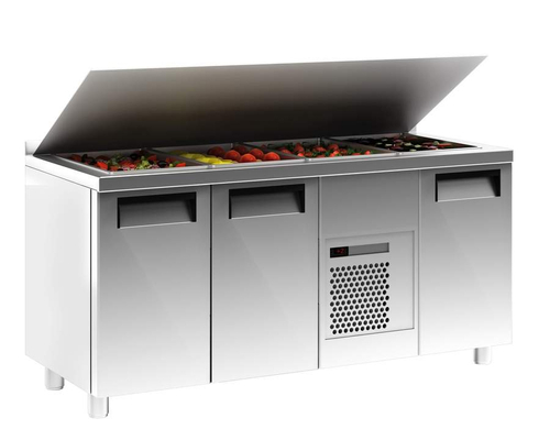 Холодильный стол для салатов Полюс T70 M3sal-1 0430 (SL 3GN Сarboma)