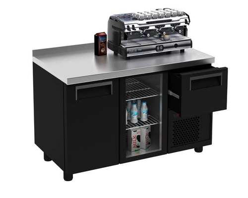 Холодильный стол Полюс T57 M2-1 9006-1(2)9 (COFFEE BAR-250 RAL)
