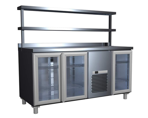 Холодильный стол Полюс T70 M3-1-G 9006 (3GNG/NT Полюс)