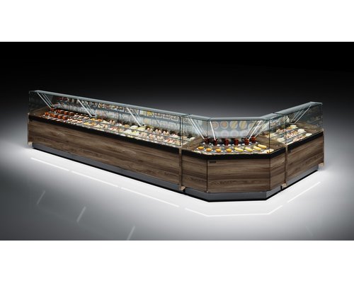 Кондитерская тепловая витрина Полюс KC80 (Borneo 2) SH 1,0-1