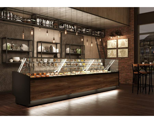 Кондитерская тепловая витрина Полюс KC80 (Borneo 2) SH 1,2-1