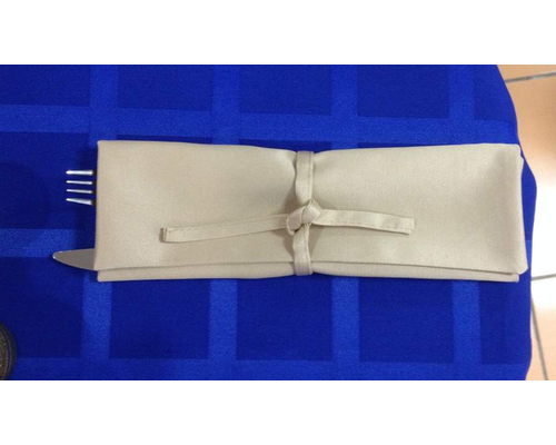 Конверт ''Журавинка'' на 2 прибора (бежевый, с завязкой)