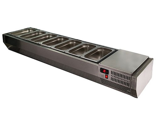 Настольная охлаждаемая витрина Полюс A40 SM 1,6 0430 (Carboma VT3-G) (без крышки)