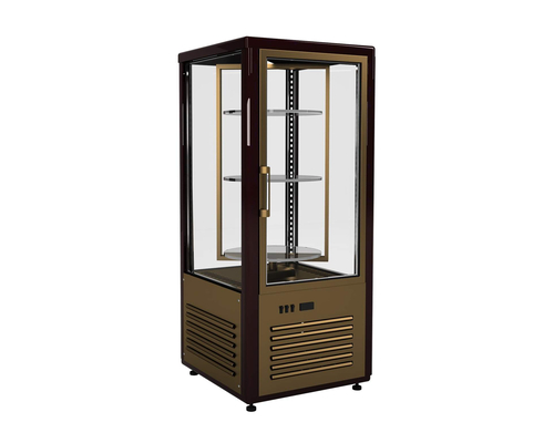 Шкаф холодильный кондитерский Полюс R120Cвр Carboma Люкс INOX (D4 VM 120-2)