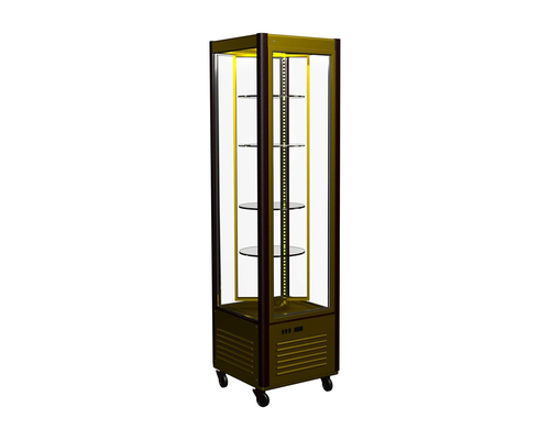 Шкаф холодильный кондитерский Полюс R400C Carboma Люкс INOX (D4 VM 400-1)