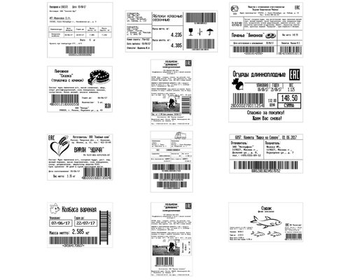 Весы с печатью этикеток МАССА-К МК-15.2-RP10