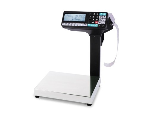 Весы с печатью этикеток МАССА-К МК-32.2-RP10