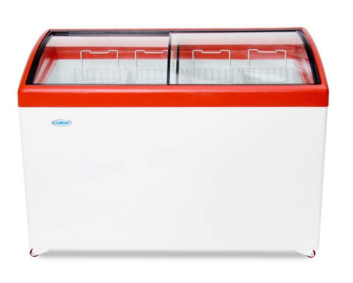 Морозильный ларь Снеж МЛГ-400 (красный)