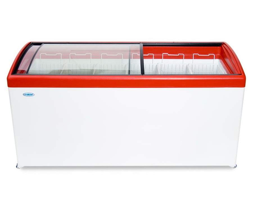 Морозильный ларь Снеж МЛГ-600 (красный)