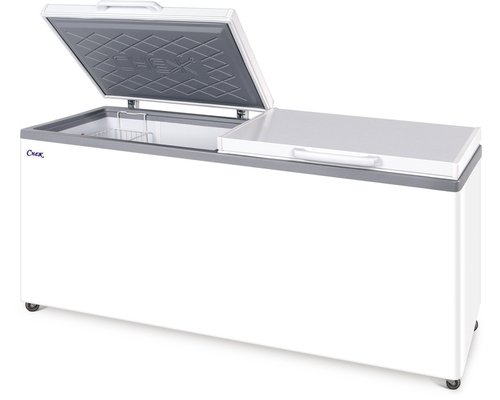 Морозильный ларь Снеж МЛК-800 нерж, глухой