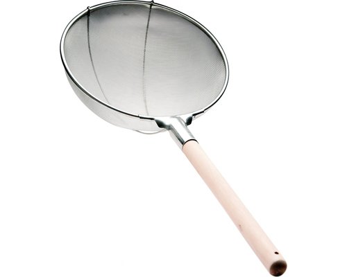 Сито 350 мм (крупная сетка 6 мм) с деревянной ручкой