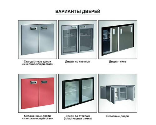 Холодильный стол с настенным агрегатным блоком Финист СХСан-700-3