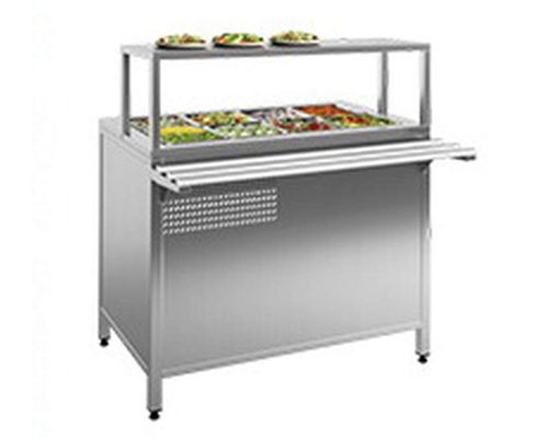 Прилавок для холодных закусок Финист ПХЗв 1200 (ванна)